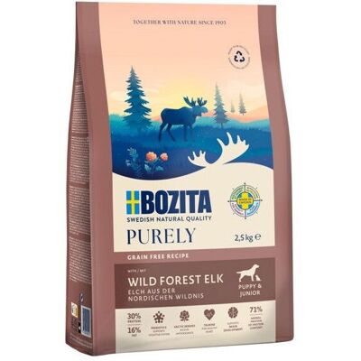Bozita Puppy & Junior Kornfri hundemat - Elg, 2,5kg Bozita Puppy & Junior Kornfri hundemat - Elg, 2,5kg
