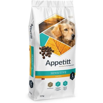 Appetitt Hund Sensitiv Kylling Stor Rase - Hundefòr Appetitt Hund Sensitiv Kylling Stor Rase - Hundefòr