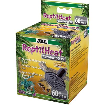JBL ReptilHeat 60W - Keramisk varmelampe for terrarier JBL ReptilHeat 60W - Keramisk varmelampe for terrarier