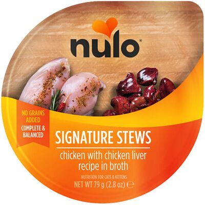 Nulo Signature Stews Cat Chicken With Chicken Liver In Broth Våtfôr Til Katt 79 G Nulo Signature Stews Cat Chicken With Chicken Liver In Broth Våtfôr Til Katt 79 G