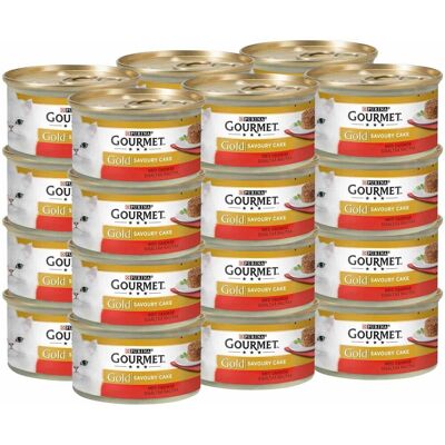 Gourmet Gold Savoury Cake Okse 24x85 G Gourmet Gold Savoury Cake Okse 24x85 G