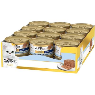 Gourmet Gold Tunfisk Mousse 24x85 G Gourmet Gold Tunfisk Mousse 24x85 G