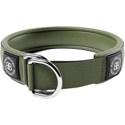 BullyBillows Hundehalsbånd Halvstrup Reflekterende Grønn 5 Cm BullyBillows Hundehalsbånd Halvstrup Reflekterende Grønn 5 Cm