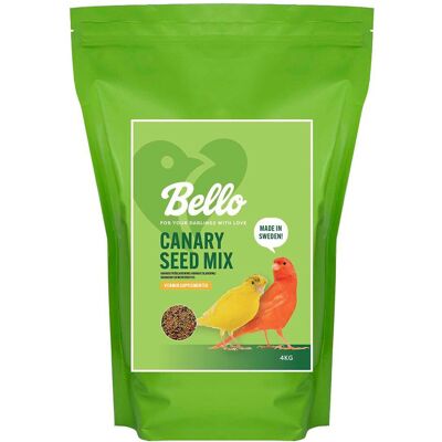 Bello Canary Seed Mix Fuglemat Til Kanarifugler 4 Kg Bello Canary Seed Mix Fuglemat Til Kanarifugler 4 Kg