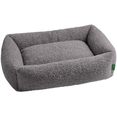 Hunter Kumara Hundeseng - Myk teddystoff, vendbar, 60x40 cm Hunter Kumara Hundeseng - Myk teddystoff, vendbar, 60x40 cm
