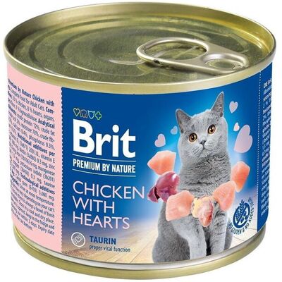 Brit Premium By Nature Cat Chicken With Heart 200 G Brit Premium By Nature Cat Chicken With Heart 200 G