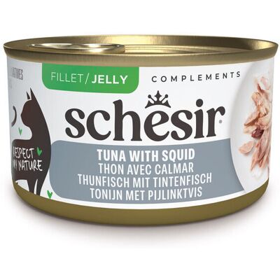 Schesir Complements Tuna With Squids In Jelly 70 G Schesir Complements Tuna With Squids In Jelly 70 G