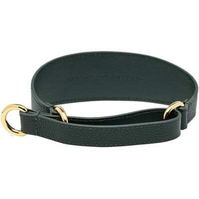 Collar of Sweden Brett Hundehalsbånd Mørk Grønn Halvstrup Collar of Sweden Brett Hundehalsbånd Mørk Grønn Halvstrup