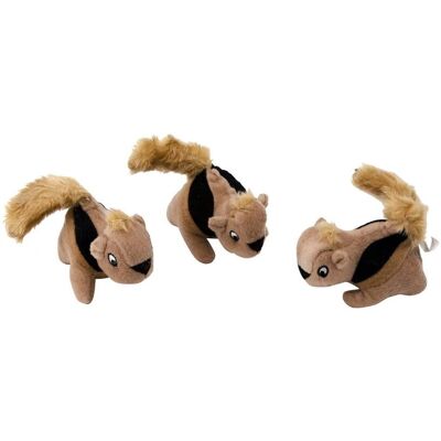 Outward Hound 3-Pakk Eekorn Plush Leketøy - Hundespill Outward Hound 3-Pakk Eekorn Plush Leketøy - Hundespill
