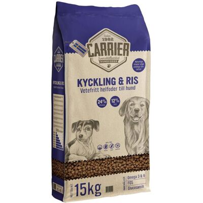 Carrier Kylling & Ris Hundemat - Komplett & Høy Kvalitet Carrier Kylling & Ris Hundemat - Komplett & Høy Kvalitet