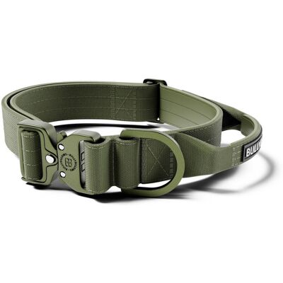 BullyBillows Bullybillow Combat Hundehalsbånd Med Håndtak Grønn 4 Cm BullyBillows Bullybillow Combat Hundehalsbånd Med Håndtak Grønn 4 Cm