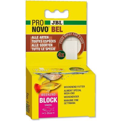 JBL Pronovo Bel Weekend Næringsblokk Fiskefôr 33 G JBL Pronovo Bel Weekend Næringsblokk Fiskefôr 33 G