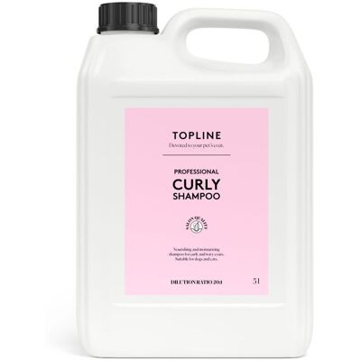 Topline Curly Hundesjampo Professional 5 Liter Topline Curly Hundesjampo Professional 5 Liter