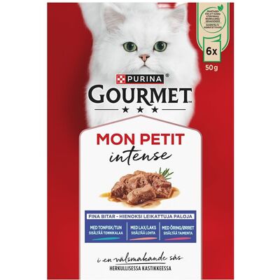 Gourmet Mon Petit Fish Selection Våtfôr Til Katt 6x50 G Gourmet Mon Petit Fish Selection Våtfôr Til Katt 6x50 G
