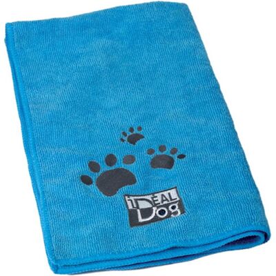 Idealdog - Microfibre Towel - Blå - 40x60cm - Håndkle Idealdog - Microfibre Towel - Blå - 40x60cm - Håndkle