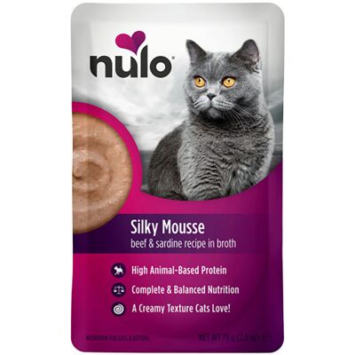 Nulo Silky Mousse Cat Beef & Sardine In Broth Våtfôr Til Katt 79 G Nulo Silky Mousse Cat Beef & Sardine In Broth Våtfôr Til Katt 79 G