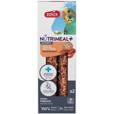Zolux Nmeal Parakeet Red Millet Stick Fuglegodbit 110 G Zolux Nmeal Parakeet Red Millet Stick Fuglegodbit 110 G