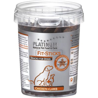 Platinum Fit Sticks Hundegodteri Kyckling Och Lamm 300 G Platinum Fit Sticks Hundegodteri Kyckling Och Lamm 300 G
