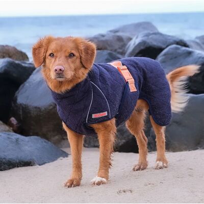 Siccaro Supreme 2.0 Badekåpe Til Hund Blå Siccaro Supreme 2.0 Badekåpe Til Hund Blå