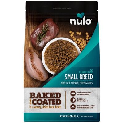 Nulo Baked & Coated Dog Small Breed Adult Fresh Chicken, Turkey & Duck Tørrfôr Til Hund Nulo Baked & Coated Dog Small Breed Adult Fresh Chicken, Turkey & Duck Tørrfôr Til Hund