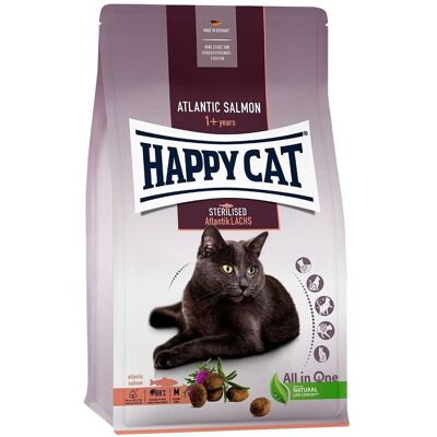 Happy Cat Sterilised Atlanterhavs-laks 10 kg Kattemat Happy Cat Sterilised Atlanterhavs-laks 10 kg Kattemat