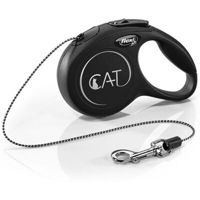 Flexi Classic Kattelenke Svart XS - Kattelenke Flexi Classic Kattelenke Svart XS - Kattelenke