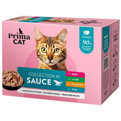 PrimaCat Classic Multipack In Gravy 12x85 G PrimaCat Classic Multipack In Gravy 12x85 G