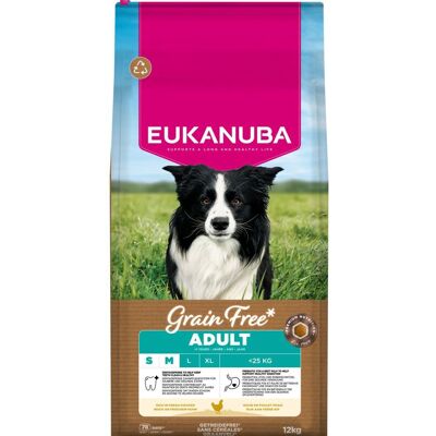 Eukanuba Dog Adult Grain Free Small & Medium Chicken Eukanuba Dog Adult Grain Free Small & Medium Chicken