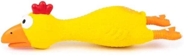 Little&Bigger Latex Long Neck Chicken Yellow