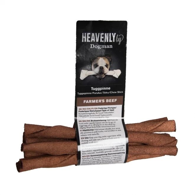 Dogman Heavenly Tyggepinner Storfe 10-pack (12,5 cm)