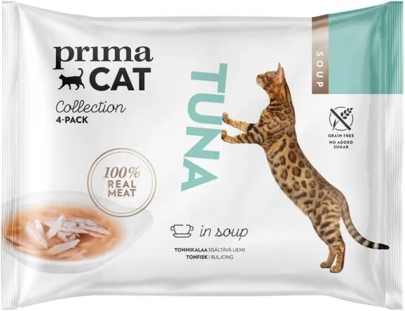 PrimaCat Tuna in Soup (4 x 40 gram)