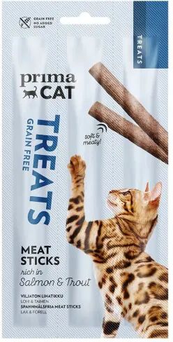 PrimaCat Meat Stick Salmon & Trout 3x5 g