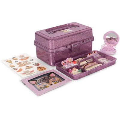 Konges Sløjd Glam Me Up stylingkoffert, Amour Pink Konges Sløjd Glam Me Up stylingkoffert, Amour Pink