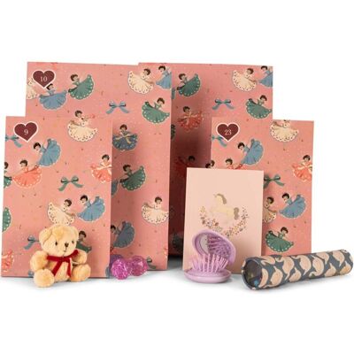 Konges Sløjd adventskalender med 24 gaver, Beige Konges Sløjd adventskalender med 24 gaver, Beige