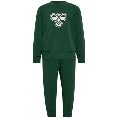 Hummel Bee joggedress-sett til småbarn, Dark Green (86) 86 Hummel Bee joggedress-sett til småbarn, Dark Green (86) 86