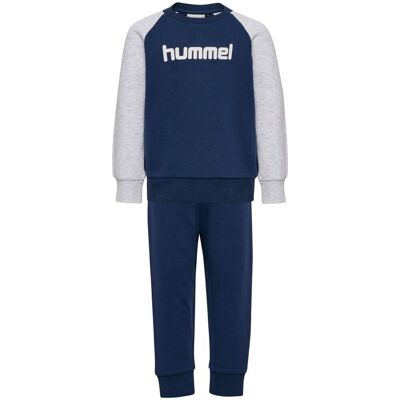 Hummel Base joggedress-sett til småbarn, Dress Blues (104) 104 Hummel Base joggedress-sett til småbarn, Dress Blues (104) 104