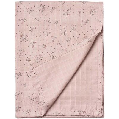 Wheat Karly muslin pledd, Soft Lilac Flowers Wheat Karly muslin pledd, Soft Lilac Flowers