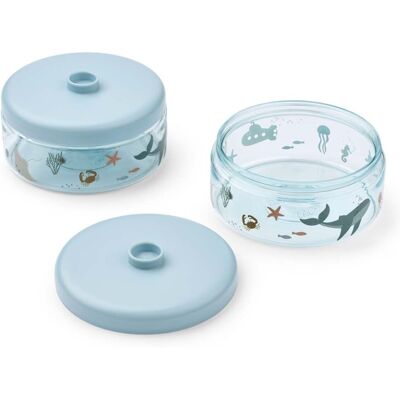 Liewood Dominique 2-pack babymat bokser, Sea creature/Sandy Liewood Dominique 2-pack babymat bokser, Sea creature/Sandy