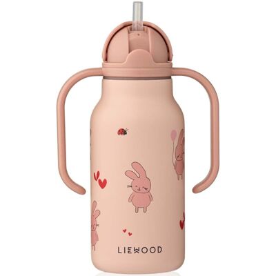 Liewood Kimmie vannflaske 250ml, Wild child/Rosey Liewood Kimmie vannflaske 250ml, Wild child/Rosey