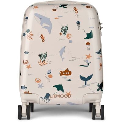 Liewood Norelle reisekoffert 30 L, Sea creature/Sandy Liewood Norelle reisekoffert 30 L, Sea creature/Sandy