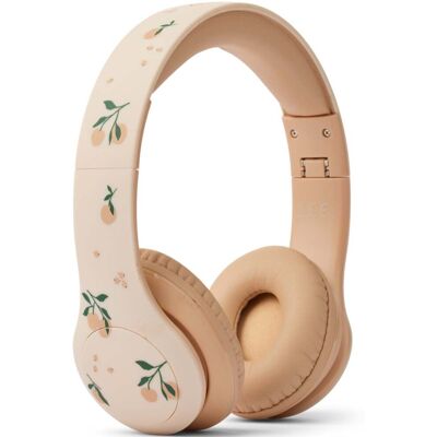 Liewood Quinn Trådløse Hodetelefoner - Peach/Sea shell - Sammenleggbar, Komfortabel, 12t Batteri Liewood Quinn Trådløse Hodetelefoner - Peach/Sea shell - Sammenleggbar, Komfortabel, 12t Batteri