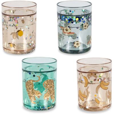 Konges Sløjd 4-pack glitter kopper, Multi Konges Sløjd 4-pack glitter kopper, Multi