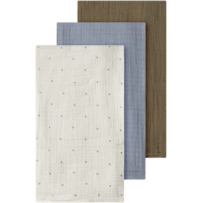 Lil' Atelier Nbnisleys 3-pack gaskluter, Oxford Tan/Tradewinds Lil' Atelier Nbnisleys 3-pack gaskluter, Oxford Tan/Tradewinds