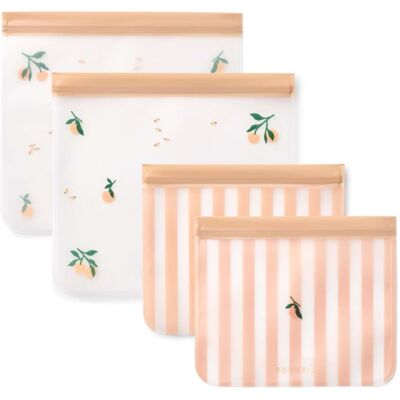 Liewood Rebus 4-pack matposer, Peach/Sea shell Liewood Rebus 4-pack matposer, Peach/Sea shell