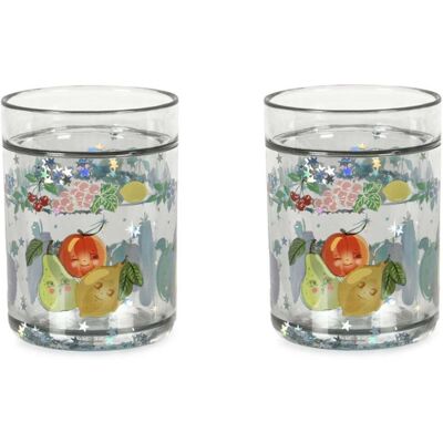 Konges Sløjd 2-pack kopper m/glitter, Fruity Konges Sløjd 2-pack kopper m/glitter, Fruity