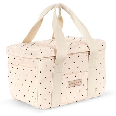 Konges Sløjd Carl kjølebag, Navy Dots Konges Sløjd Carl kjølebag, Navy Dots