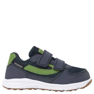 Viking Hovet Vanntett Joggesko Til Barn, Navy/green