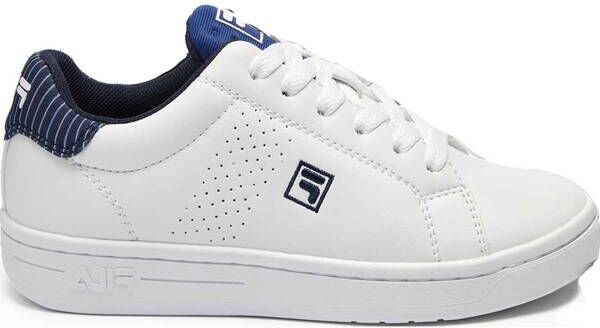 Fila Sneakers Crosscourt Sko Til Barn, Hvit Og Blå