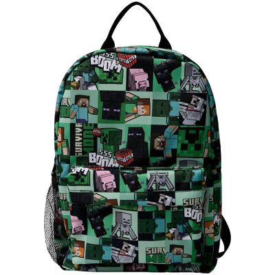 Name It Nkmjonk Minecraft ryggsekk, Black Name It Nkmjonk Minecraft ryggsekk, Black