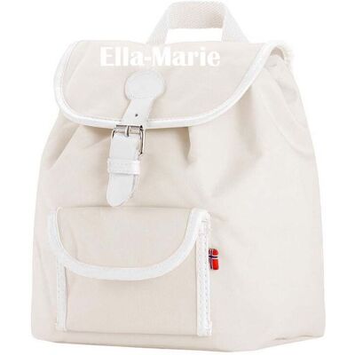 Blafre barnesekk 6 Liter med navn, beige Blafre barnesekk 6 Liter med navn, beige